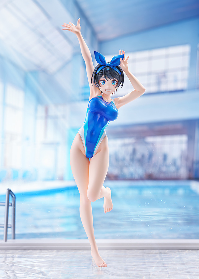 スイムスーツシルエット　彼女、お借りします　更科瑠夏 競泳水着Ver.