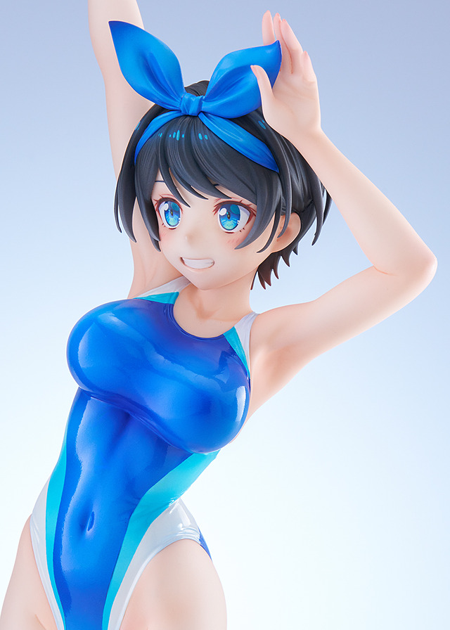 スイムスーツシルエット　彼女、お借りします　更科瑠夏 競泳水着Ver.
