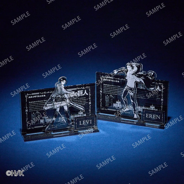 進撃の巨人」“パラディ島⇔東京”定期券も!? 原作画のグッズ＆リヴァイ