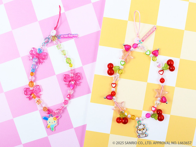 SKINNYDIP LONDON × サンリオキャラクターズ 第3弾登場「ビーズフォンストラップ」（C）2025 SANRIO CO., LTD. APPROVAL NO. L663657