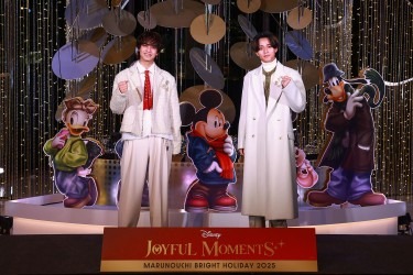 Celebration Tree <Mickey & Friends>点灯式に登場したKing & Prince