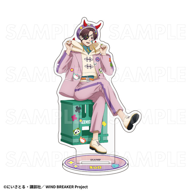 TVアニメ『WIND BREAKER』「でびデコパーカー」アクリルスタンド【蘇枋 隼飛】（C）にいさとる・講談社／WIND BREAKER Project