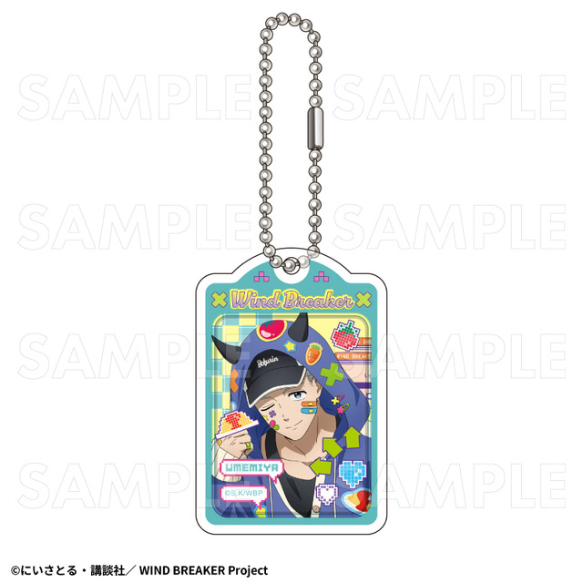 TVアニメ『WIND BREAKER』「でびデコパーカー」アクリルキーホルダー【梅宮 一】（C）にいさとる・講談社／WIND BREAKER Project
