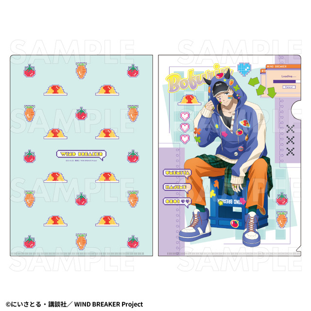 TVアニメ『WIND BREAKER』「でびデコパーカー」クリアファイル【梅宮 一】（C）にいさとる・講談社／WIND BREAKER Project
