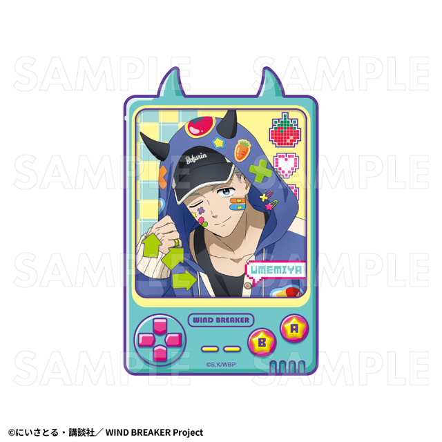 TVアニメ『WIND BREAKER』「でびデコパーカー」ステッカーセット【梅宮 一】（C）にいさとる・講談社／WIND BREAKER Project