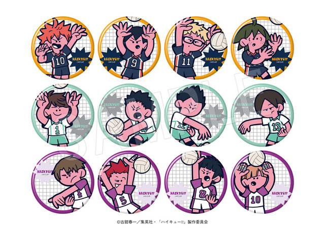 ■トレーディングマット缶バッジ　JF2026(A)（全12種）販売価格：1個 550円(税込)／1SET[12個入]6,600円(税込)