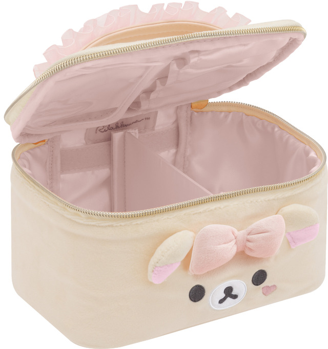 サンエックス「Makeup Rilakkuma バニティポーチ」（C）2025 SAN-X CO., LTD. ALL RIGHTS RESERVED.
