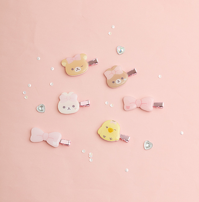 サンエックス「Makeup Rilakkuma ヘアクリップコレクション」（C）2025 SAN-X CO., LTD. ALL RIGHTS RESERVED.