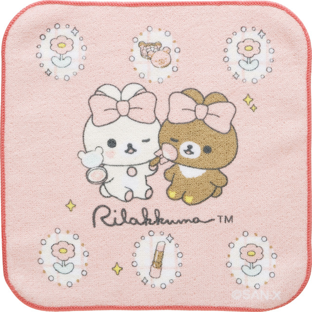 サンエックス「Makeup Rilakkuma プチタオル」（C）2025 SAN-X CO., LTD. ALL RIGHTS RESERVED.