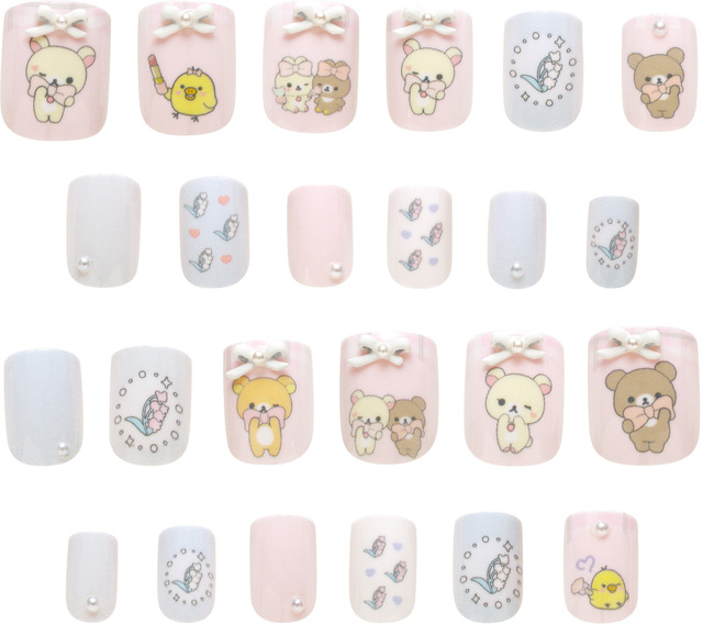 サンエックス「Makeup Rilakkuma ネイルチップ」（C）2025 SAN-X CO., LTD. ALL RIGHTS RESERVED.