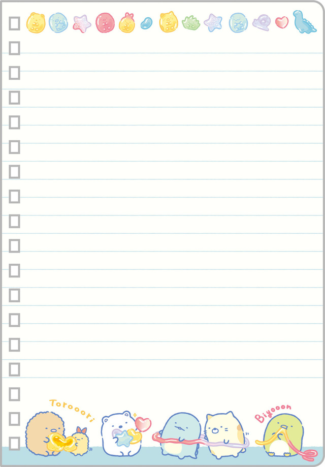 すみっコぐらし「グミグミパーティー」B6SP ノート（C）2025 SAN-X CO., LTD. ALL RIGHTS RESERVED.