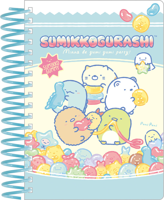 すみっコぐらし「グミグミパーティー」B6SP ノート（C）2025 SAN-X CO., LTD. ALL RIGHTS RESERVED.