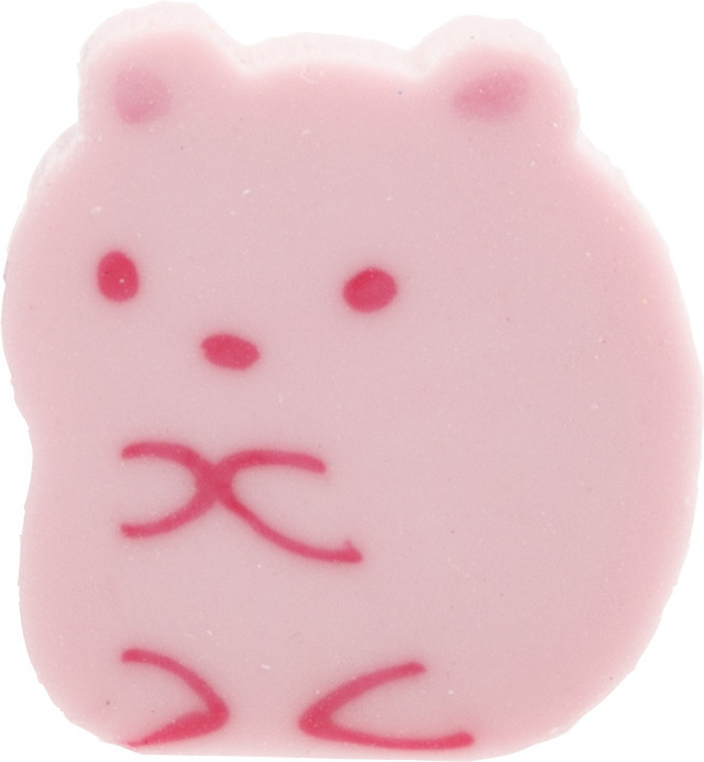すみっコぐらし「グミグミパーティー」グミグミマスコット消しゴム　ストロベリーアソート　しろくま3個（C）2025 SAN-X CO., LTD. ALL RIGHTS RESERVED.