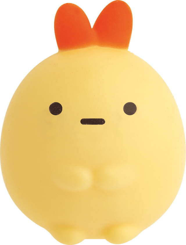 すみっコぐらし「グミグミパーティー」ぷにぷにマスコット　えびふらいのしっぽ（C）2025 SAN-X CO., LTD. ALL RIGHTS RESERVED.