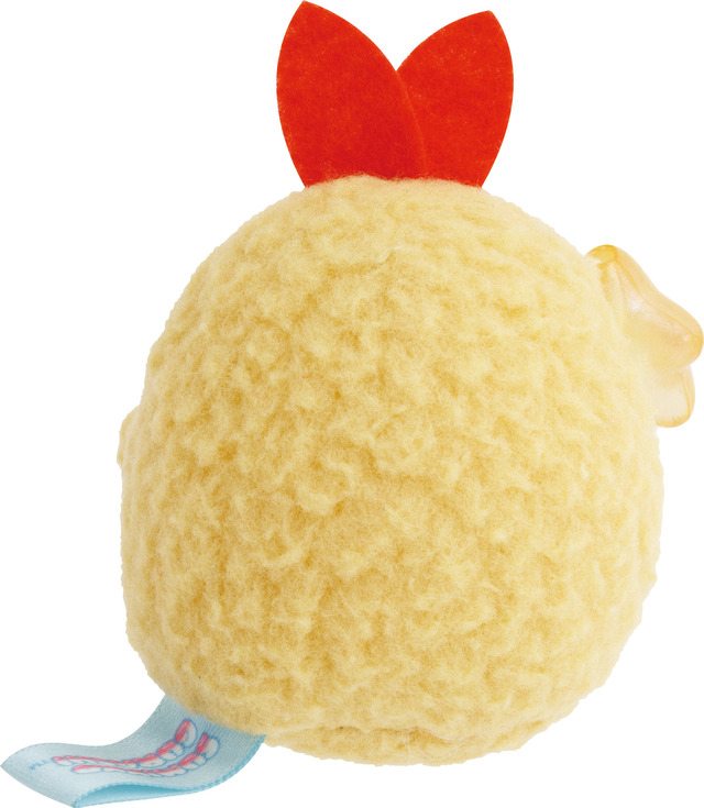 すみっコぐらし「グミグミパーティー」てのりぬいぐるみ　えびふらいのしっぽ（C）2025 SAN-X CO., LTD. ALL RIGHTS RESERVED.