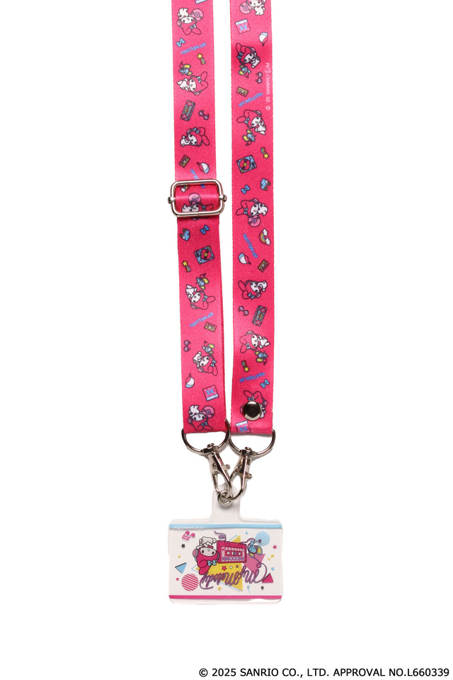 「サンリオキャラクターズ　ストリートネックストラップ」マイメロディ