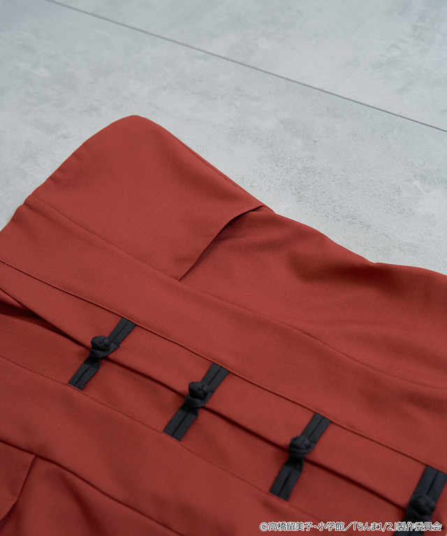 TVアニメ『らんま1/2』× earth music＆ecology Japan Label「チャイナビスチェ」ボルドー（C）高橋留美子・小学館/「らんま1/2」製作委員会