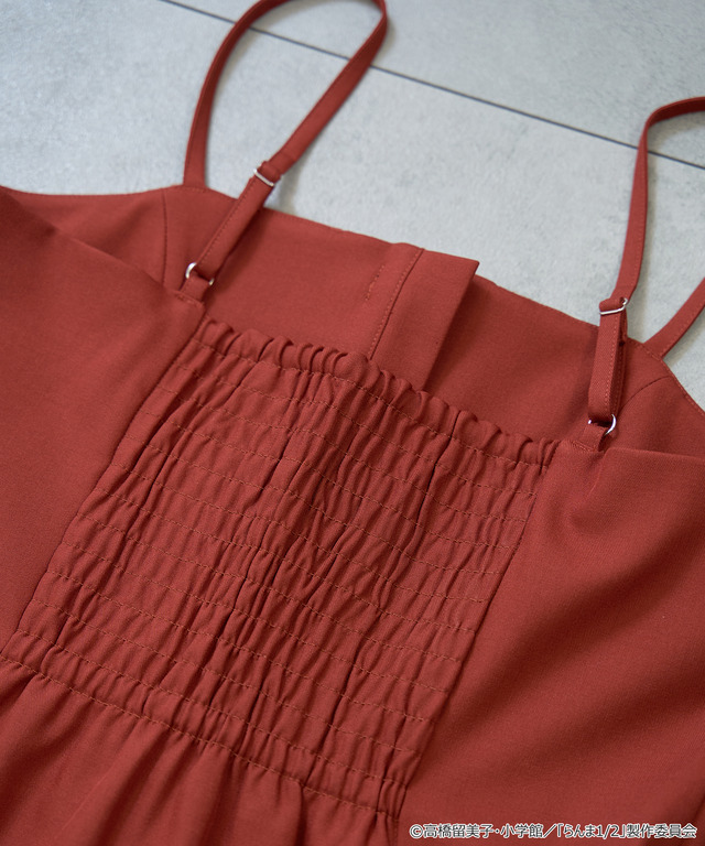 TVアニメ『らんま1/2』× earth music＆ecology Japan Label「チャイナビスチェ」ボルドー（C）高橋留美子・小学館/「らんま1/2」製作委員会