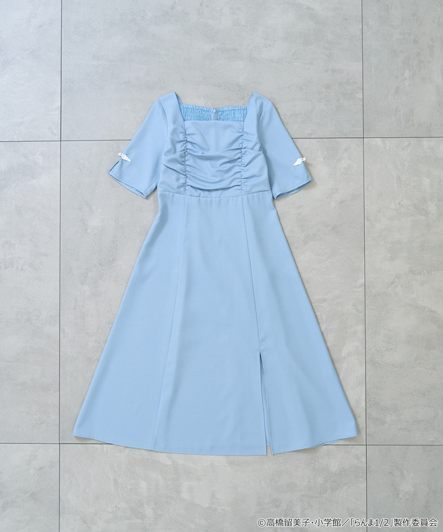 TVアニメ『らんま1/2』× earth music＆ecology Japan Label「チャイナワンピース」ライトブルー（C）高橋留美子・小学館/「らんま1/2」製作委員会