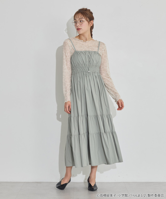 TVアニメ『らんま1/2』× earth music＆ecology Japan Label「シアートップス」アイボリー　着用イメージ（C）高橋留美子・小学館/「らんま1/2」製作委員会