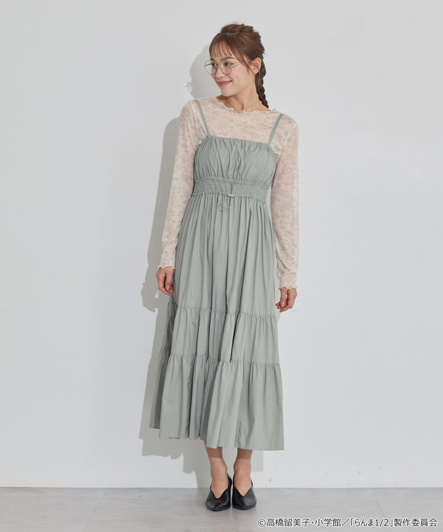 TVアニメ『らんま1/2』× earth music＆ecology Japan Label「シアートップス」アイボリー　着用イメージ（C）高橋留美子・小学館/「らんま1/2」製作委員会