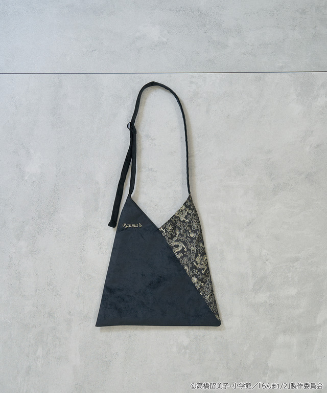 TVアニメ『らんま1/2』× earth music＆ecology Japan Label「チャイナトートバッグ」　ブラック（C）高橋留美子・小学館/「らんま1/2」製作委員会