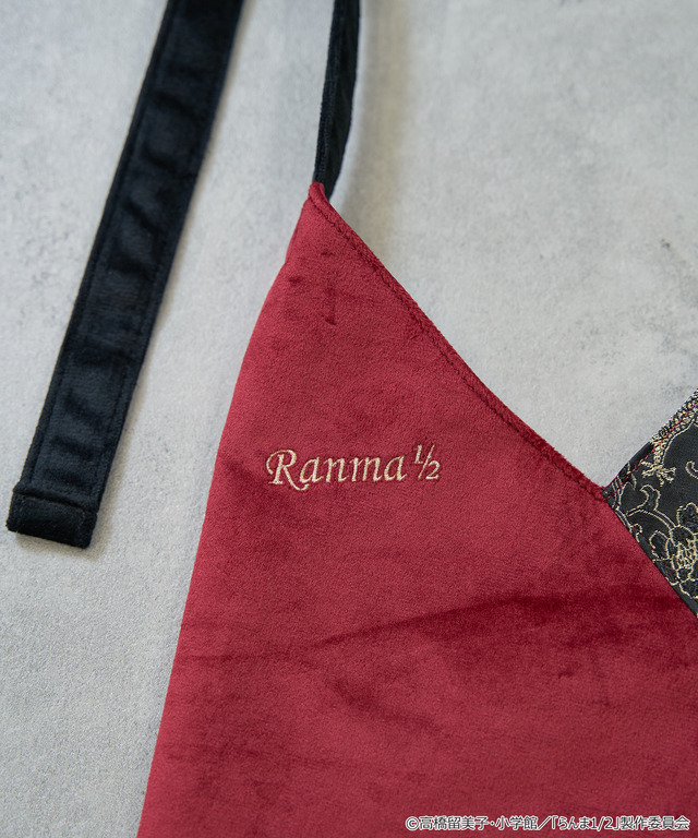 TVアニメ『らんま1/2』× earth music＆ecology Japan Label「チャイナトートバッグ」ボルドー（C）高橋留美子・小学館/「らんま1/2」製作委員会