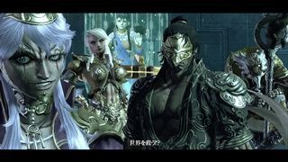 アスラの最期。こちらはゲームの映像。