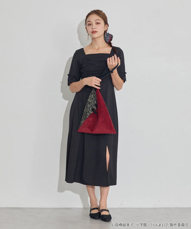 TVアニメ『らんま1/2』× earth music＆ecology Japan Label「チャイナトートバッグ」ブラック　使用イメージ（C）高橋留美子・小学館/「らんま1/2」製作委員会