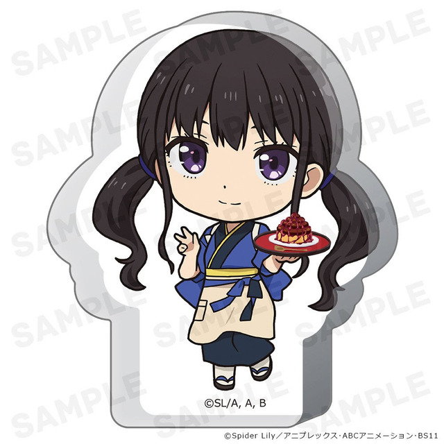 TVアニメ『リコリス・リコイル』厚みアクリルスタンド 井ノ上たきな 喫茶リコリコver.（C）Spider Lily／アニプレックス・ABCアニメーション・BS11