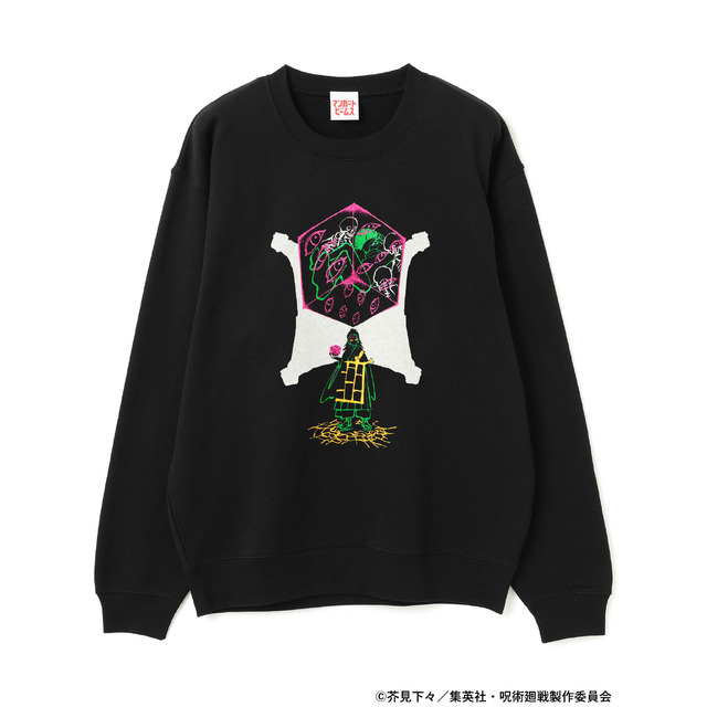 アニメ『呪術廻戦』×「マンガート ビームス」HER 五条・夏油 スウェット（C）芥見下々／集英社・呪術廻戦製作委員会