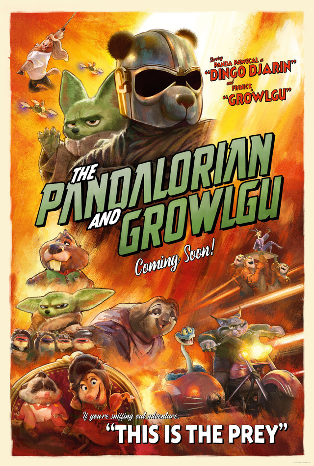 『ズートピア２』映画パロディポスター