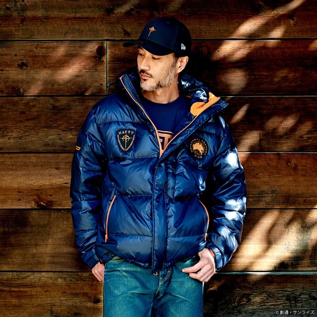 STRICT-G nishikawa『機動戦士ガンダム 閃光のハサウェイ キルケーの魔女』アップサイクルダウンジャケット マフティー　着用イメージ