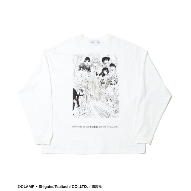 【CLAMP】『xxxHOLiC』『ちょびっツ』GRAPHIC LONGSLEEVE TEE