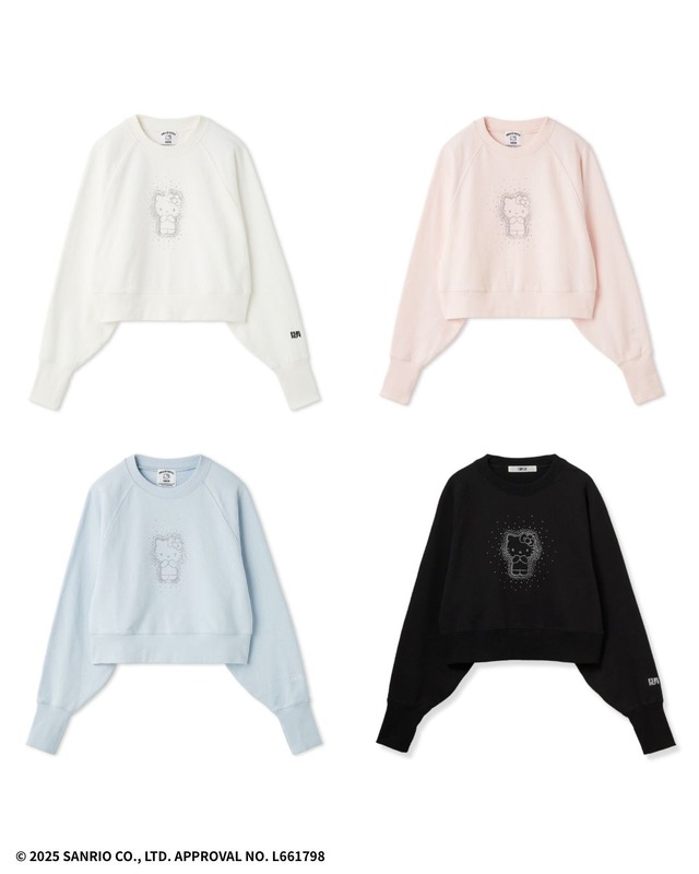 HELLO KITTYクリスタルスウェット