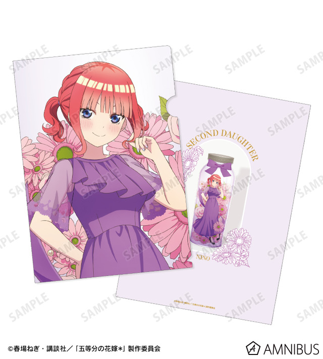 TVスペシャルアニメ『五等分の花嫁＊』描き下ろし 中野二乃 ハーバリウムver. A4クリアファイル