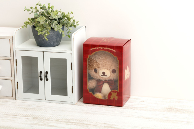 『リラックマ』ラッピングぬいぐるみリラックマ　使用イメージ
