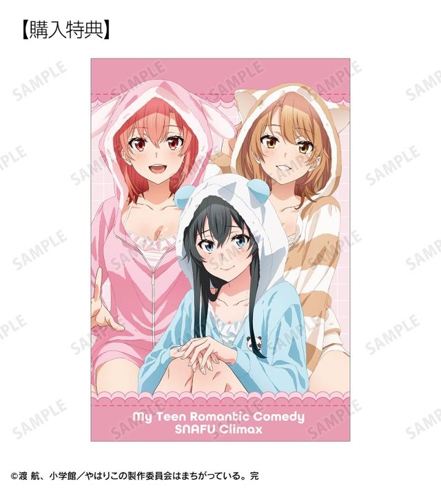 描き下ろし 集合 B アニマルルームウェアver. ポストカード AMNIBUS限定特典