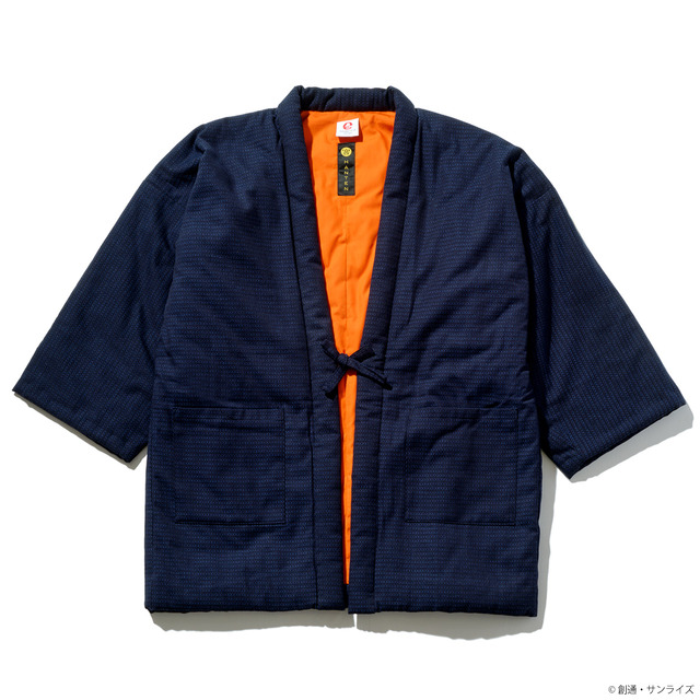 STRICT-G JAPAN 宮田織物『機動戦士ガンダム 閃光のハサウェイ キルケーの魔女』半纏　クスィーガンダム（ネイビー）