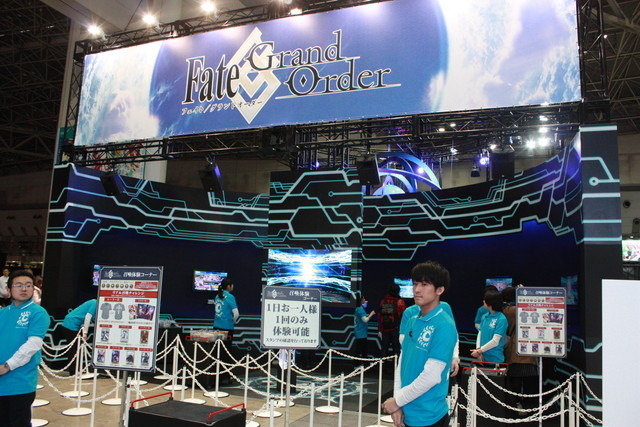 「Fate/Grand Order」ブースレポセイバー等身大ポップや召喚体験コーナーなど