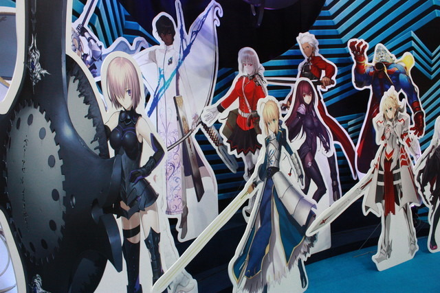 「Fate/Grand Order」ブースレポセイバー等身大ポップや召喚体験コーナーなど
