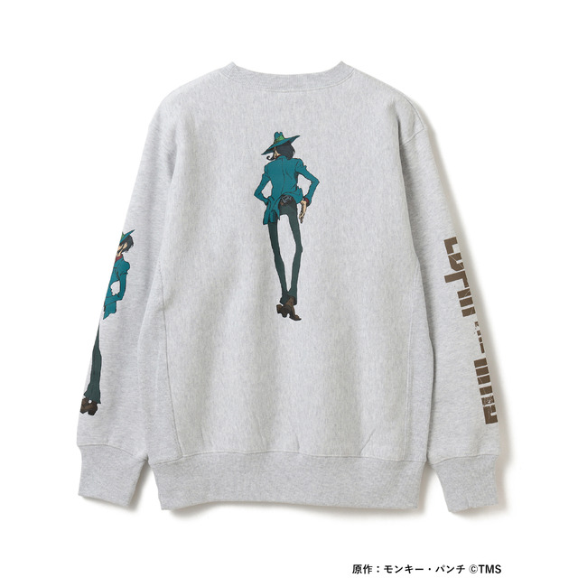 アニメ『LUPIN THE IIIRD』×「マンガート ビームス」スウェット　次元
