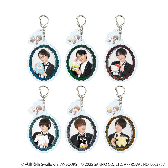 パーツ付きアクリルキーホルダー