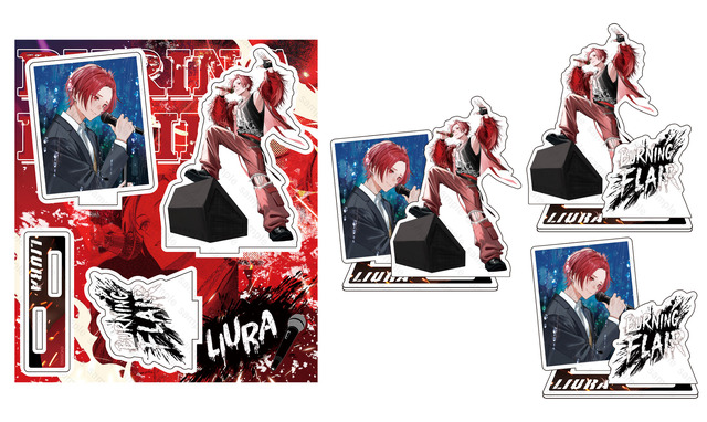 Burning Flair アクリルスタンドプレート りうら