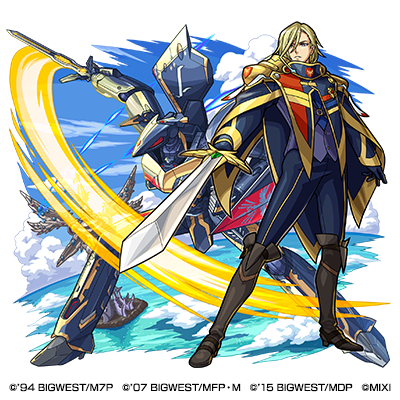 光属性　★6　空中騎士団白騎士 キース・エアロ・ウィンダミア（進化）CV：木村良平