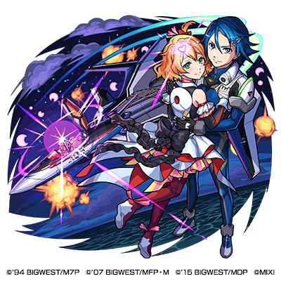 水属性　★6　共鳴する二人 フレイア＆ハヤテ（進化）CV：鈴木みのり（フレイア・ヴィオン）内田雄馬（ハヤテ・インメルマン）