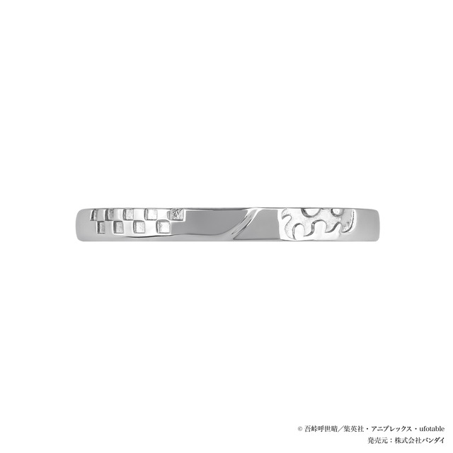 アニメ『鬼滅の刃』ジュエリー第6弾「竈門炭治郎　セットリング」リング（地金）