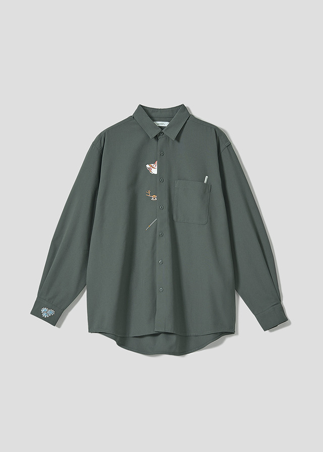 アニメ『チェンソーマン』×グラニフ「easy revenge！｜ルーズシャツ」