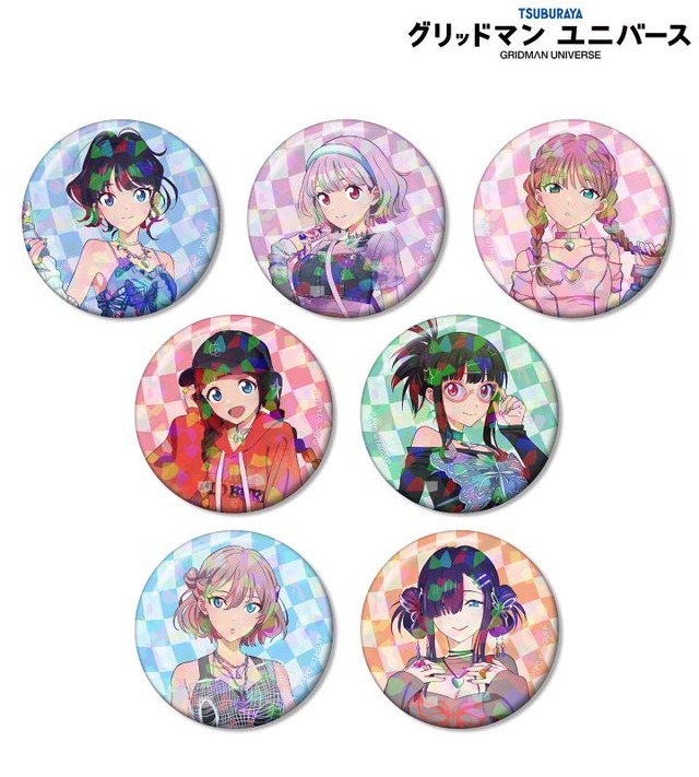 アニメ『グリッドマン ユニバース』描き下ろし Y2K ver. トレーディングホログラム缶バッジ