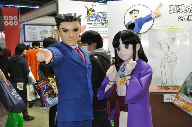 「名探偵コナン」と「逆転裁判」がワイヤーコラボ　AJ2016のytvブース